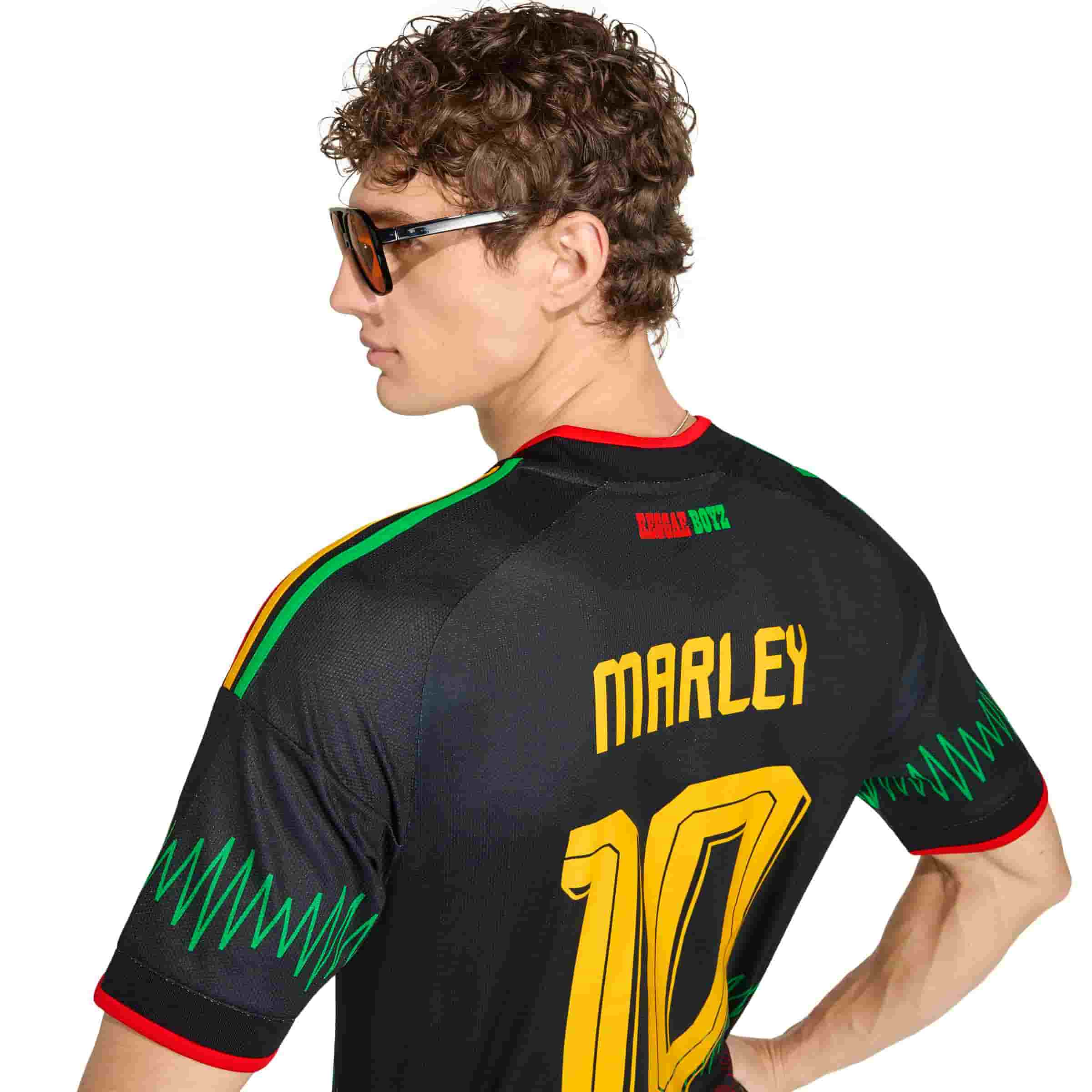 Jamaica 26 x Bob Marley Away Jersey Official Jerseys adidas 