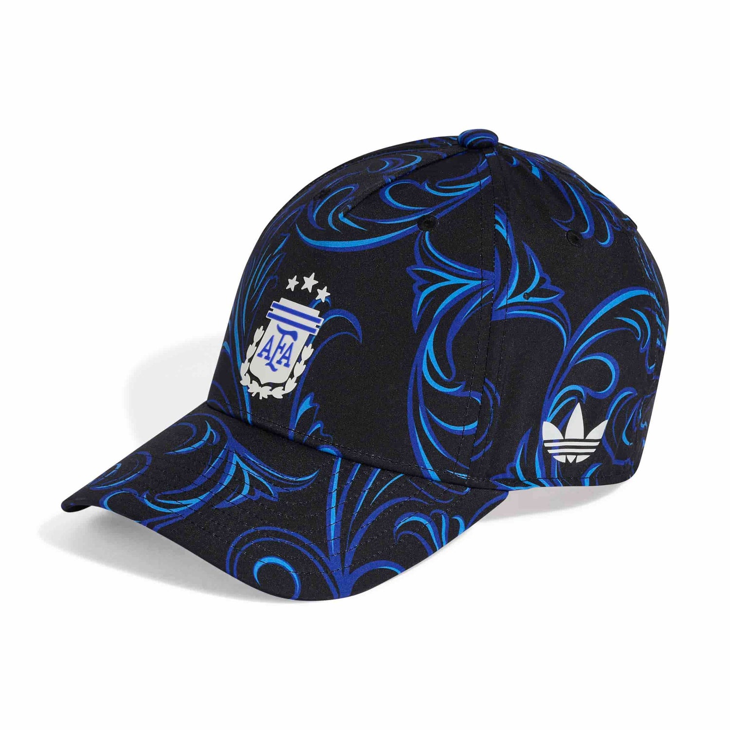 Argentina 26 Away Graphic Baseball Cap Hats adidas Black ONE SIZE 