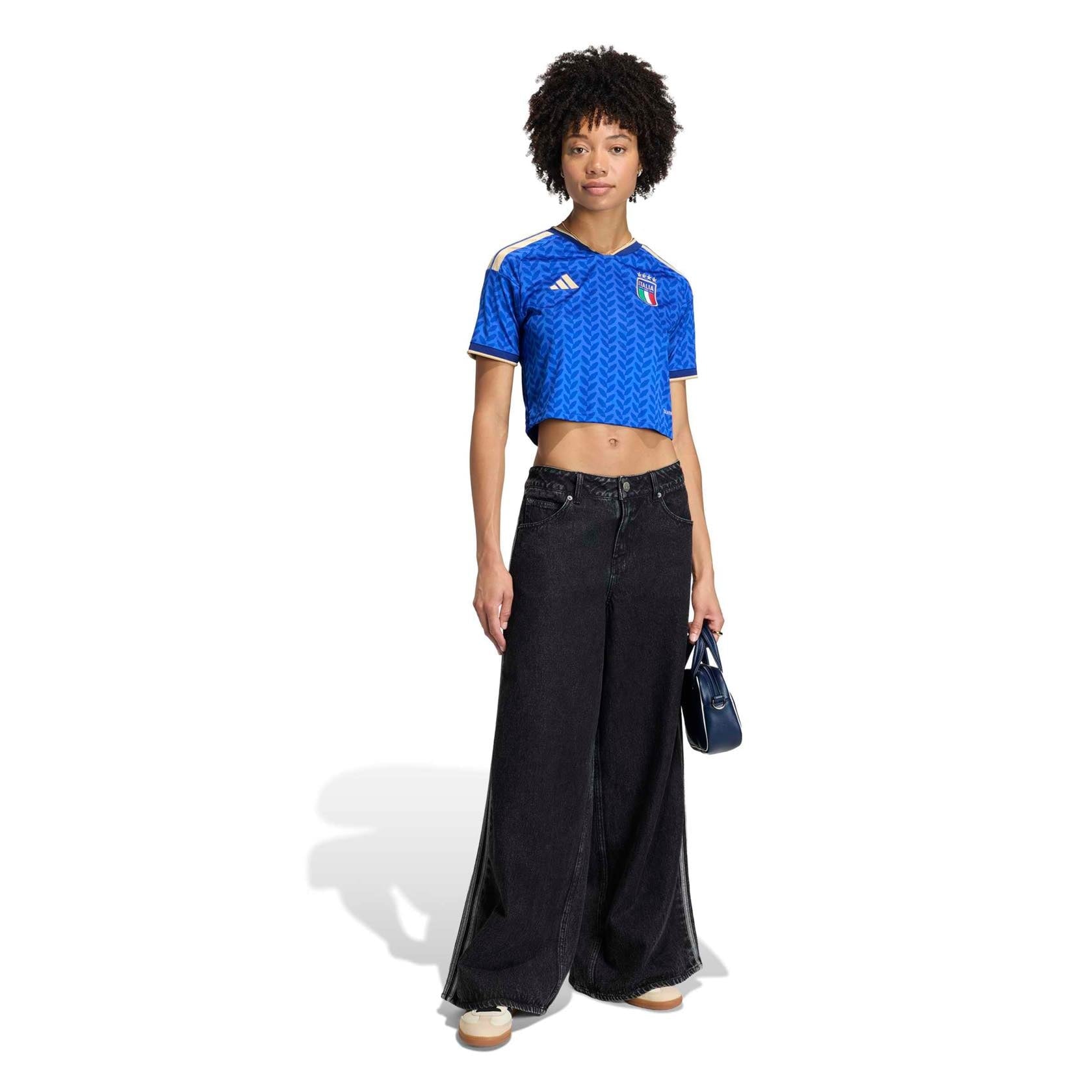 Italy 2026 Home Cropped Jersey Women Official Jerseys adidas 