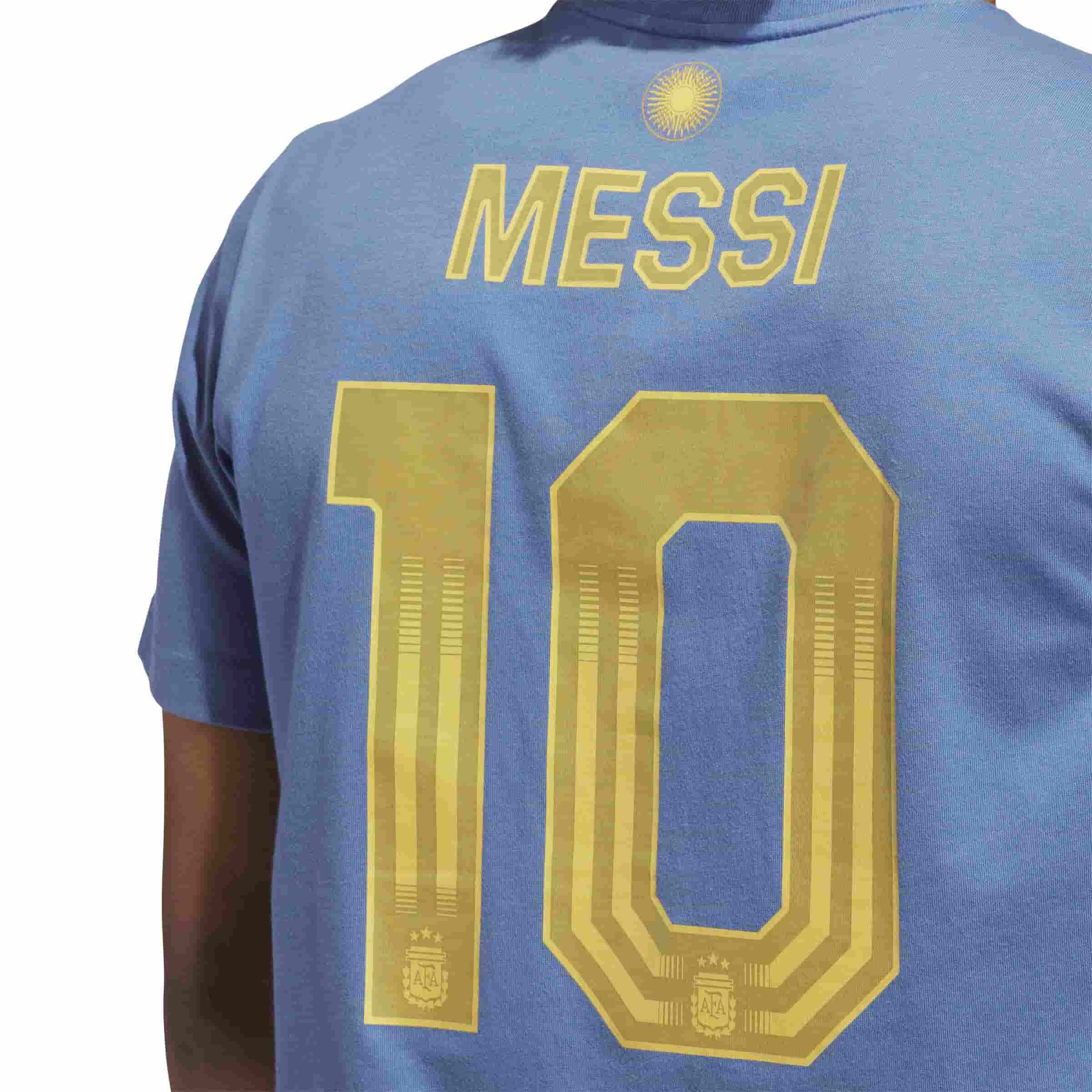 MESSI NAME &amp; NUMBER GRAPHIC T-Shirt Official Jerseys adidas 
