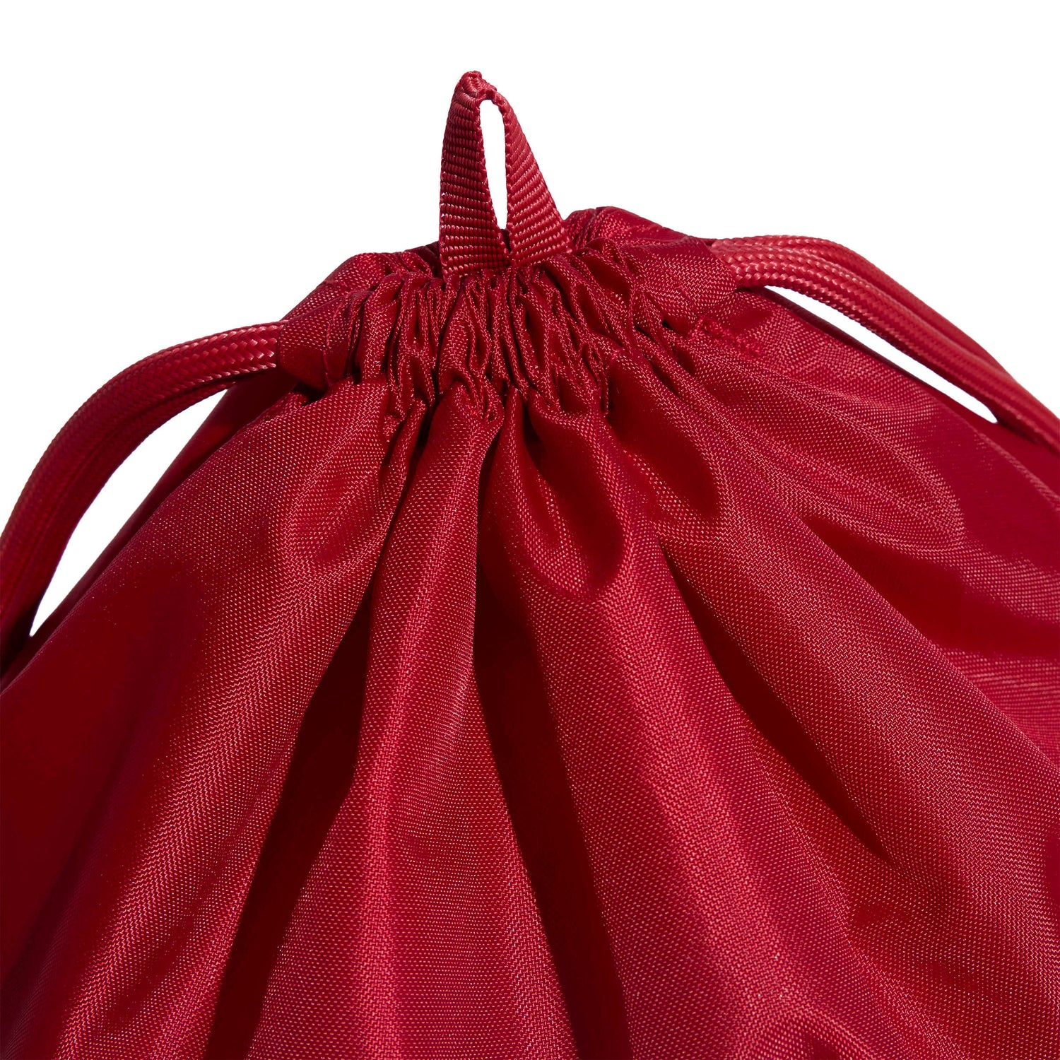 Liverpool FC Gym Sack close-up showing drawstring top and red fabric detail
