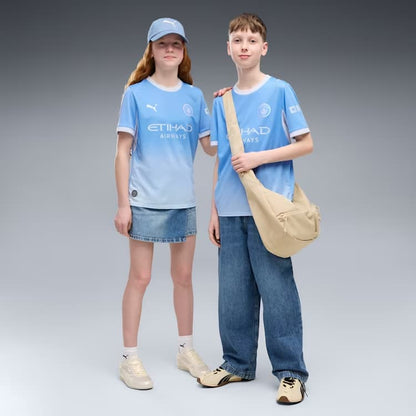 Manchester City Home Jersey Youth Official Jerseys PUMA 