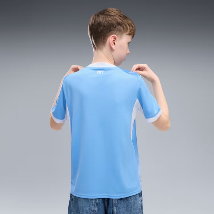 Manchester City Home Jersey Youth Official Jerseys PUMA 