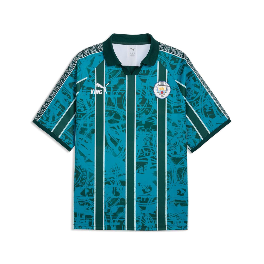 Manchester City KING Retro Jersey Official Jerseys PUMA Blue XS 