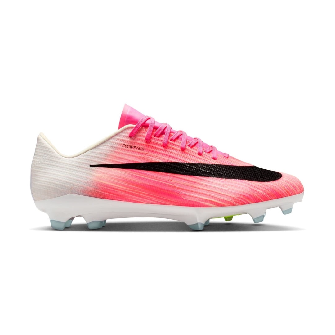 Nike Mercurial Superfly 11 Pro FG soccer cleats in pink and white side view