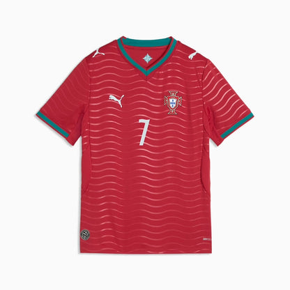 Portugal Home Jersey Jr. Player Ronaldo Official Jerseys PUMA 