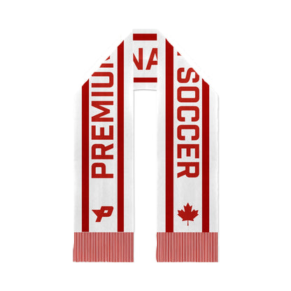 Premium Soccer Scarf Scarves Premium Soccer White ONE SIZE 