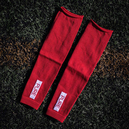 Pure Sleeves Long Red Soccer Sleeves Pure 