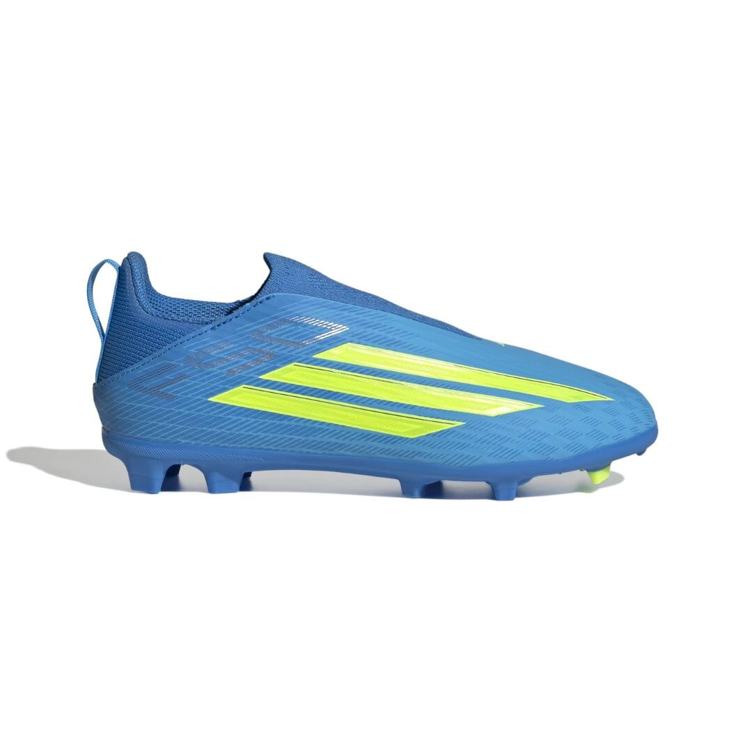 adidas F50 League Laceless FG/MG Jr. Firm Ground (FG) adidas Blue 10.5C