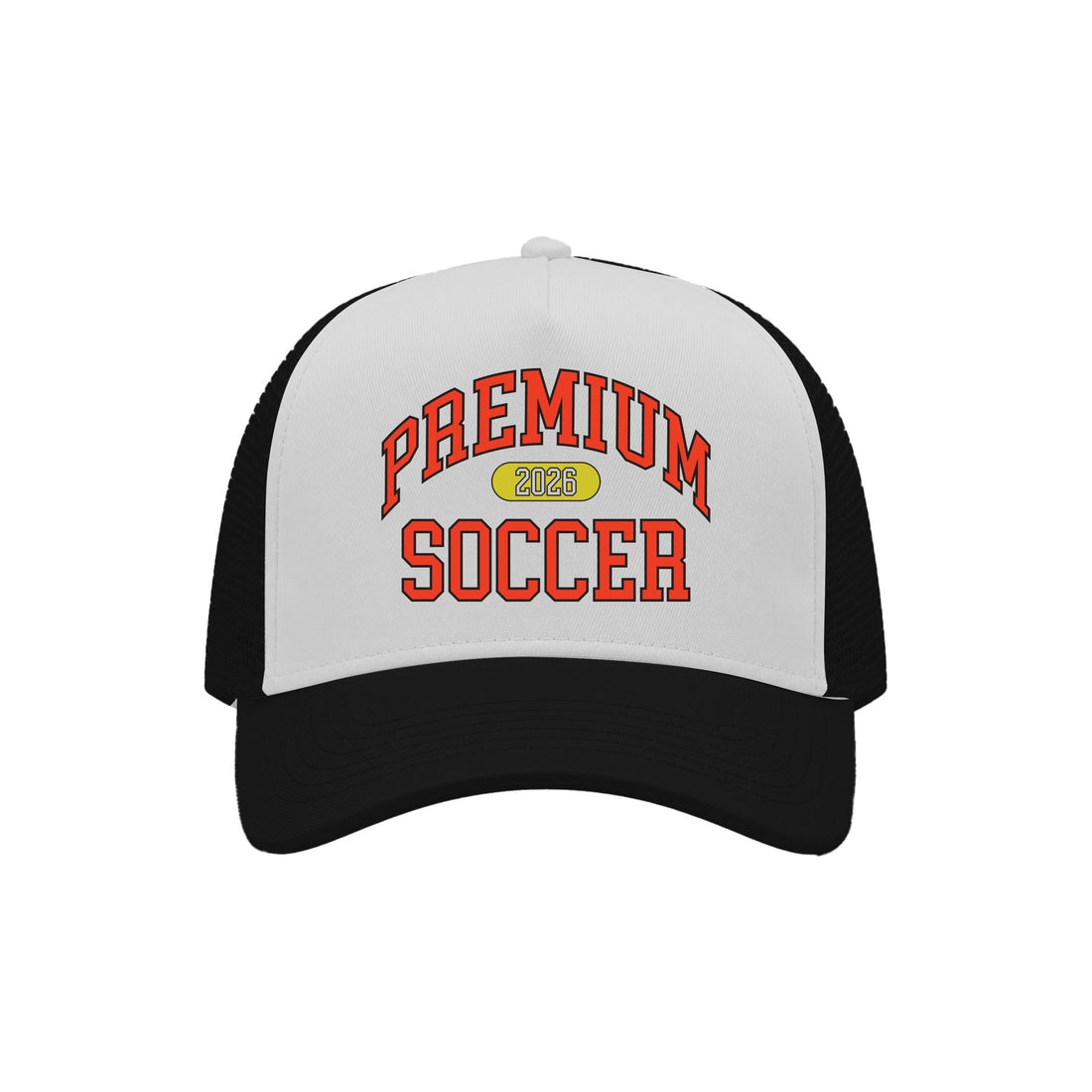 Premium Soccer Trucker Hat Hats Premium Soccer Black ONE SIZE 