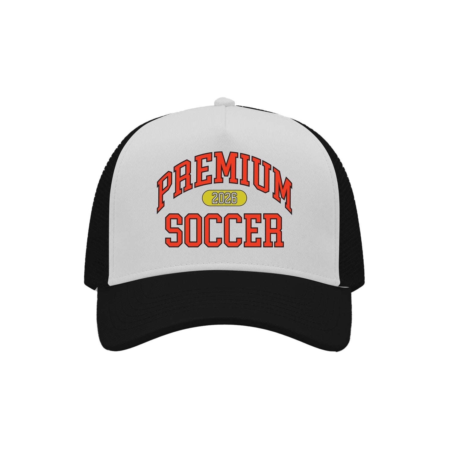 Premium Soccer Trucker Hat Hats Premium Soccer Black ONE SIZE 